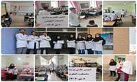بازدید دانشجویان انجمن علمی گروه پرستاری دانشکده  از مدارس شهرستان
